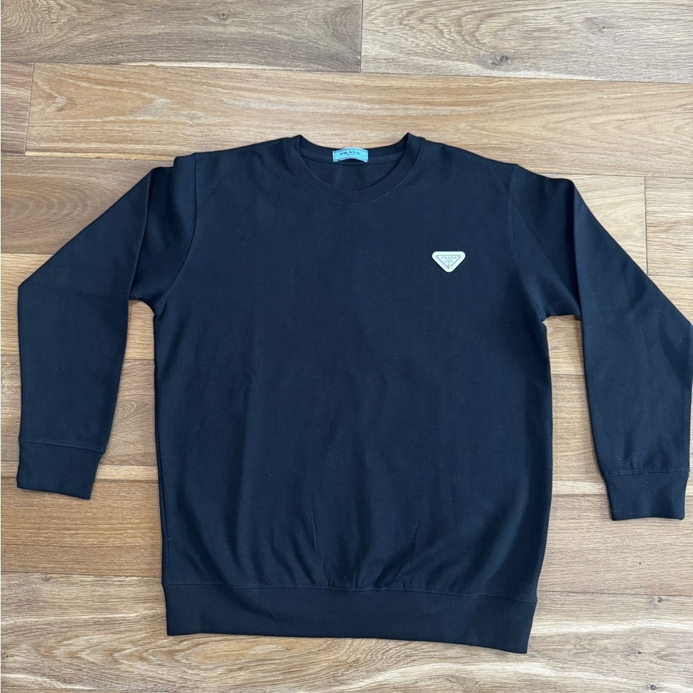 Prada Black Crewneck Sweater